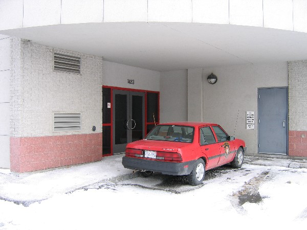 Entrance to Fire Dispatch Center